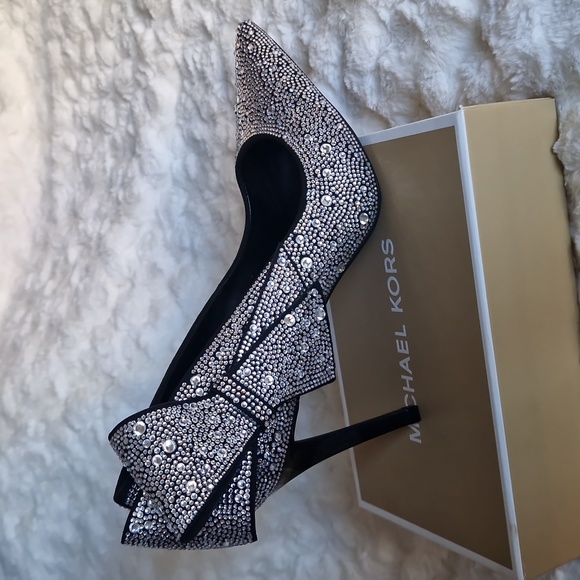 Black rhinestones heels - Picture 4 of 12